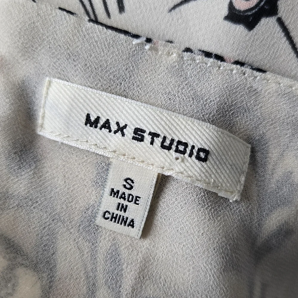 Max Studio Floral Dressy Tank Sleeveless Top - Picture 9 of 12